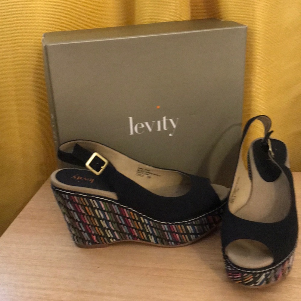 Levity wedge platform sandal